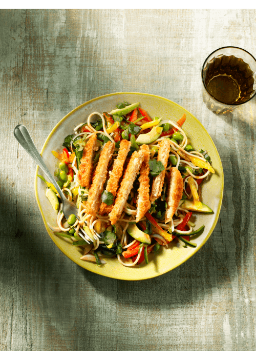 Cotoletta vegetale a base di soia e frumento